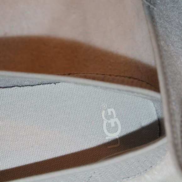 NEW UGG WOMENS BREN CANVAS SNEAKERS GREY VIOLET - Picture 8 of 8